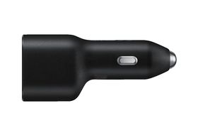 SAMSUNG EP-L5300XB USB-C + USB KFZ-Ladegerät, 5A Zigarettenanzünder  Ladegerät KFZ-Ladegeräte Universal, 12 Volt, Schwarz