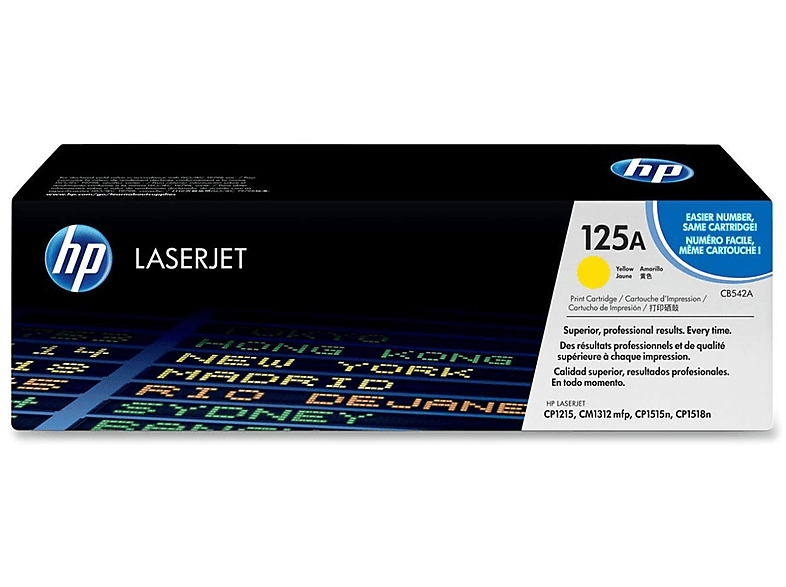 Cartuccia Toner HP 125A (Cb542A) Giallo