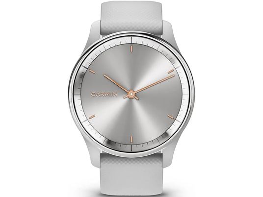 GARMIN vívomove Trend - Smartwatch (Larghezza: 20 mm, Silicone, Grigio chiaro/argento)