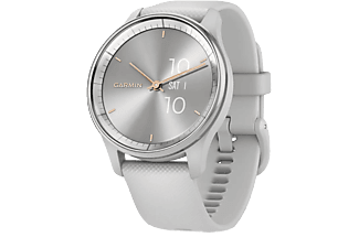 GARMIN vívomove Trend - Smartwatch (Larghezza: 20 mm, Silicone, Grigio chiaro/argento)