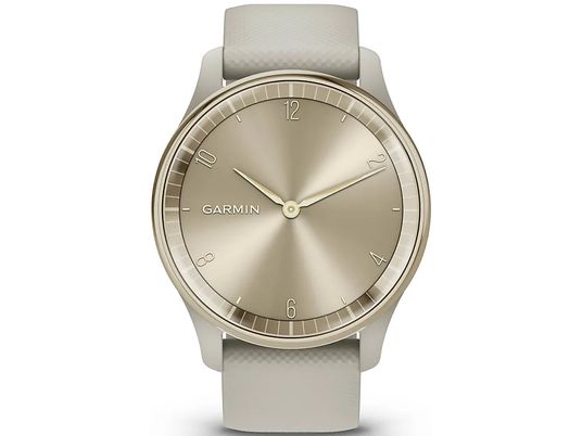 GARMIN vívomove Trend - Smartwatch (Larghezza: 20 mm, Silicone, Marrone pastello/oro crema)