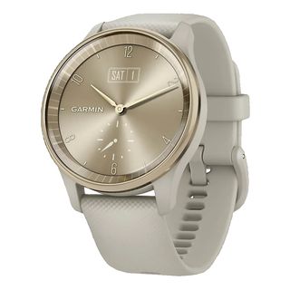 GARMIN vívomove Trend - Smartwatch (Largeur : 20 mm, silicone, Brun Pastel / Or Crème)
