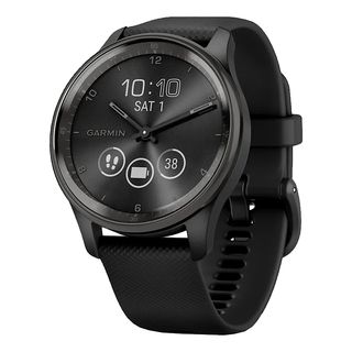 GARMIN vívomove Trend - Smartwatch (Largeur : 20 mm, silicone, Noir / gris ardoise)