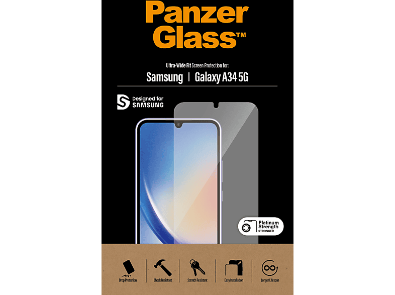 Panzerglass Beschermglas Galaxy A34 Transparant (pz-7327)