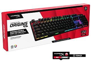 HYPERX Alloy Origins RGB PBT Mekanik Kablolu Oyuncu Klavyesi (TR Layout) Siyah 639N3AA#AB8_3