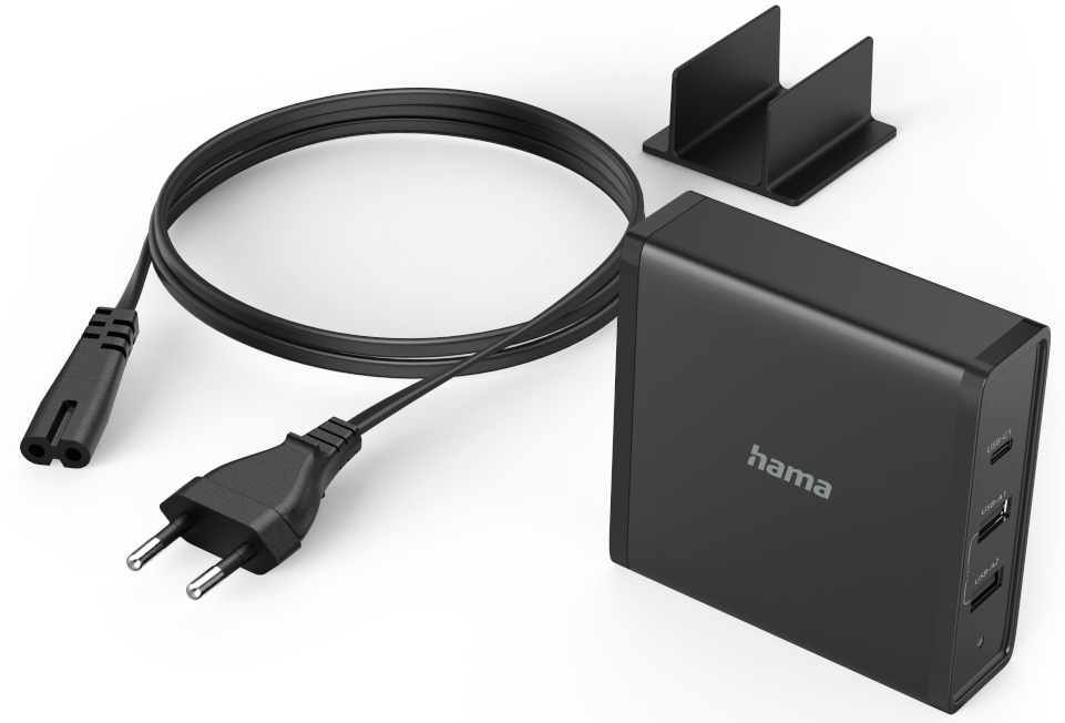 HAMA Chargeur multiports USB-A / USB-C 65 W PD Noir (200017)