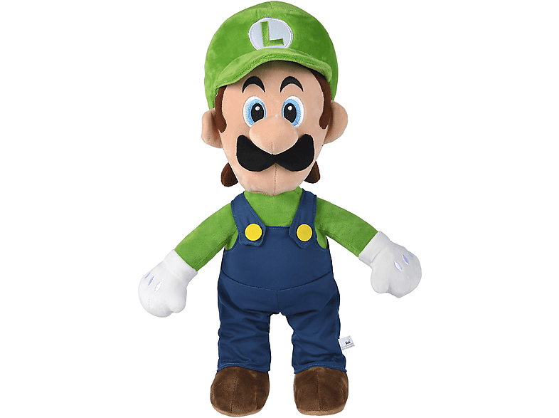 JAKKS Pacific SIMBA Nintendo Super Mario Plüsch Luigi, 50 cm Plüschfigur Plüschfigur