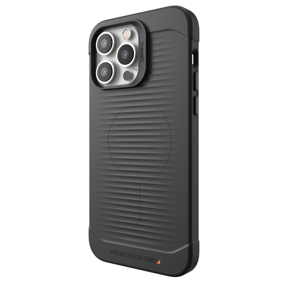 GEAR4 Havana Snap, Backcover, Max, 14 iPhone Pro Apple, Schwarz