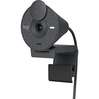 LOGITECH Webcam Brio 300, Full-HD 1080p, 1x Digitalzoom, USB-C, RightLight 2 LED, Grafit