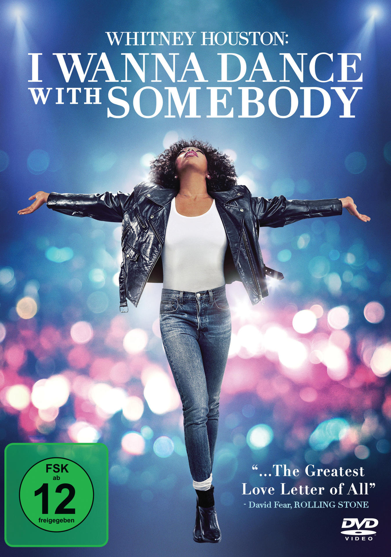 Filmcover: 'I Wanna Dance With Somebody', Whitney Houston, Arme hoch.