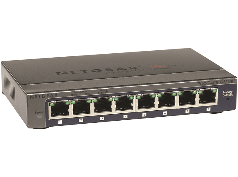 NETGEAR Switch GS108GE 8Port 10/100/1000 (GS108GE) — Foto 4 von 5