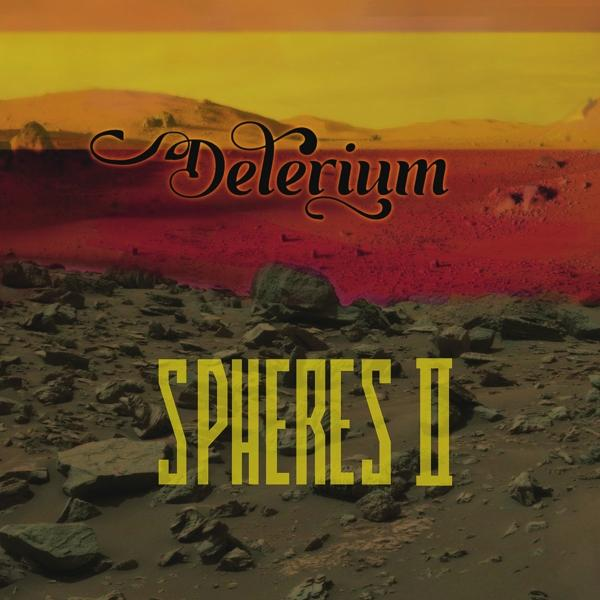 Album borító sivatagi jelenettel. A 'Spheres II' cím sárga színnel. Piros és narancssárga ég.