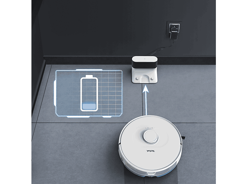 TEFAL RG8577 X-Plorer Serie 75 S Max Mop Özellikli Akıllı Robot Süpürge Beyaz_4