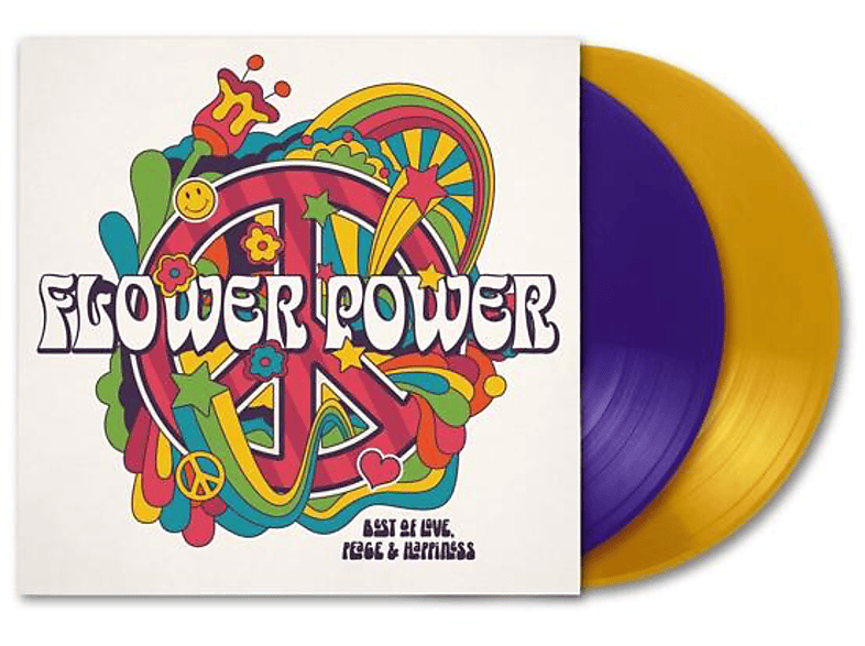 VARIOUS - Flower Power-Best Of Love,Peace And Happiness  - (Vinyl)