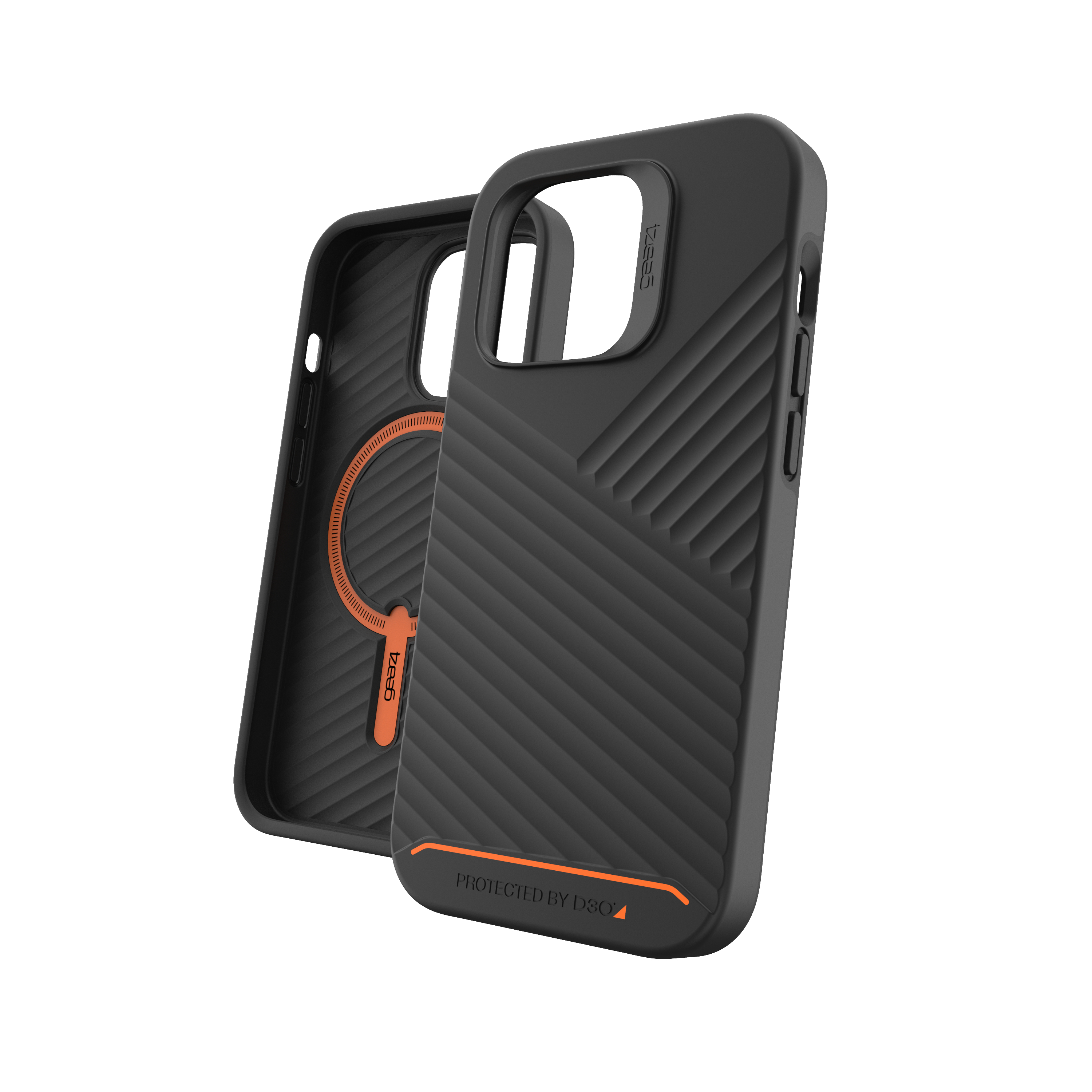 GEAR4 Denali Snap, Backcover, Apple, iPhone 14 Pro, Schwarz