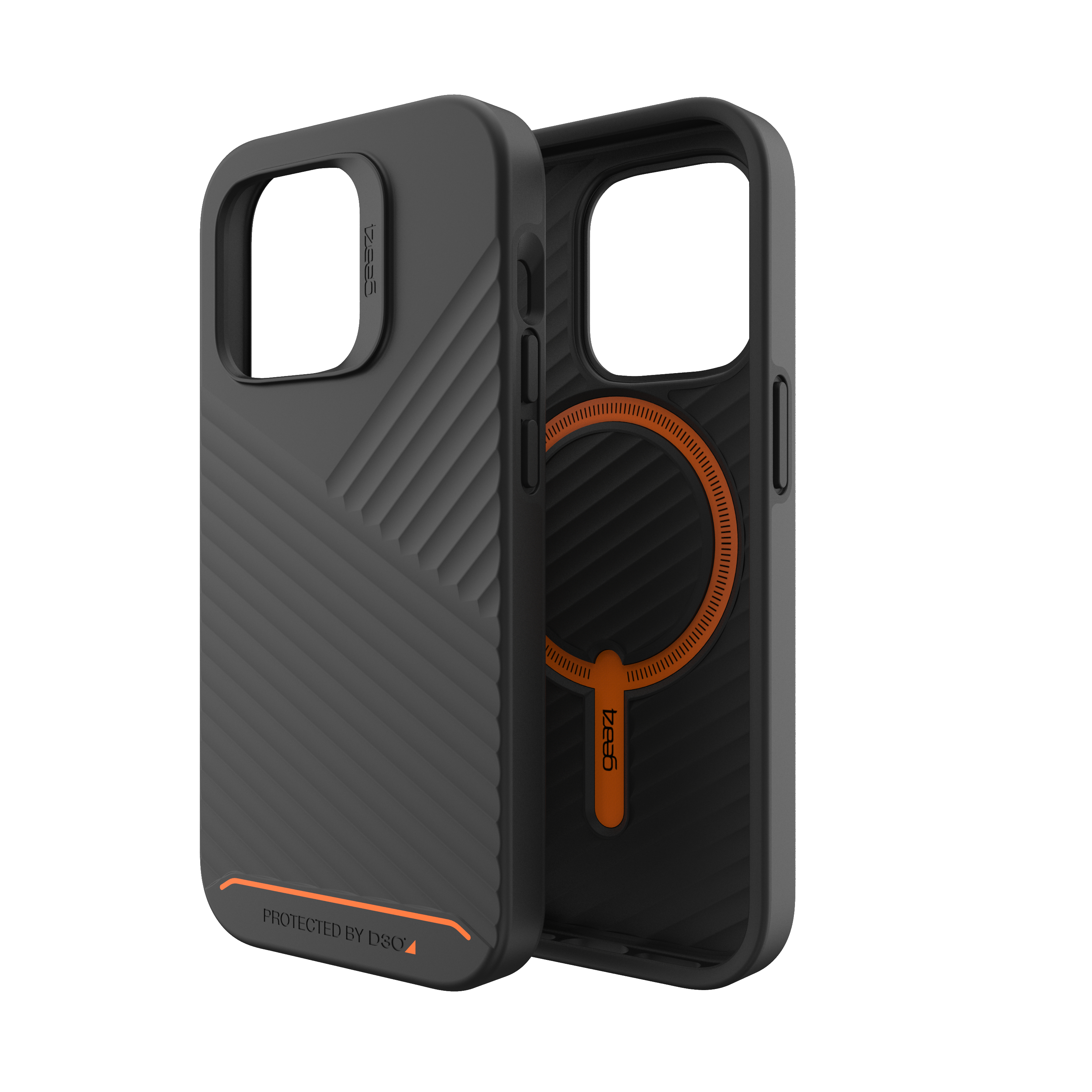 GEAR4 Denali Snap, Backcover, Apple, iPhone 14 Pro, Schwarz