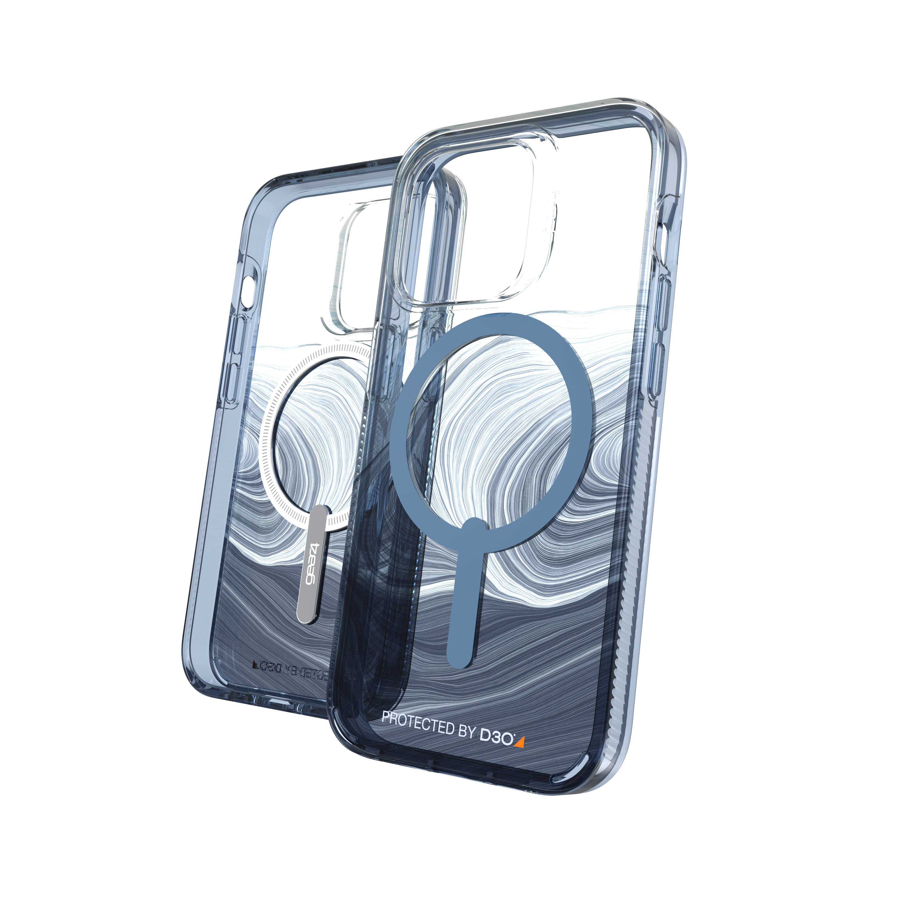 GEAR4 Milan Snap, Backcover, Apple, iPhone 14 Pro, Blue Swirl