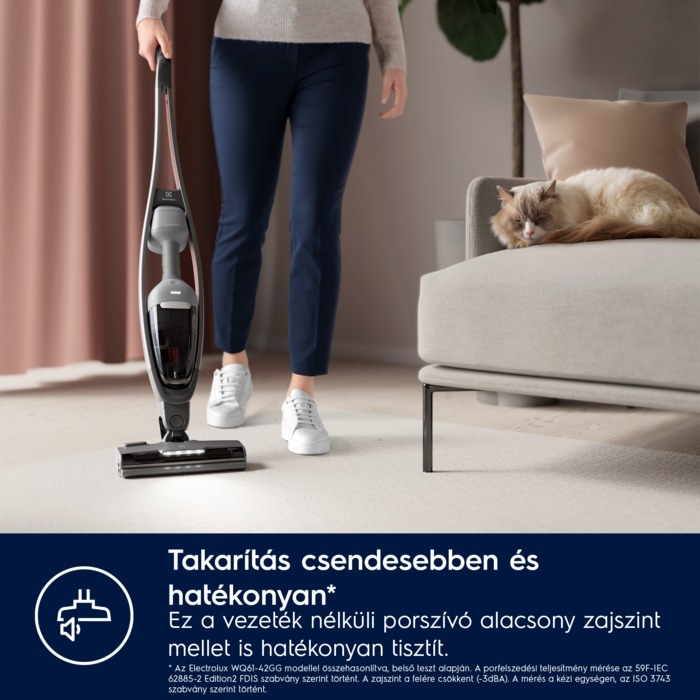 ELECTROLUX ES62AB25UG Animal 600 vezeték nélküli álló porszívó gazdiknak