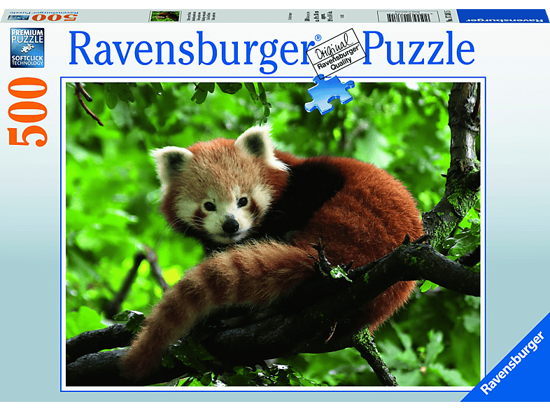 Mehrfarbig roter RAVENSBURGER Puzzle Süßer Panda