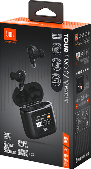 JBL Tour Pro 2 | True Wireless Kopfhörer (In-ear, Schwarz
