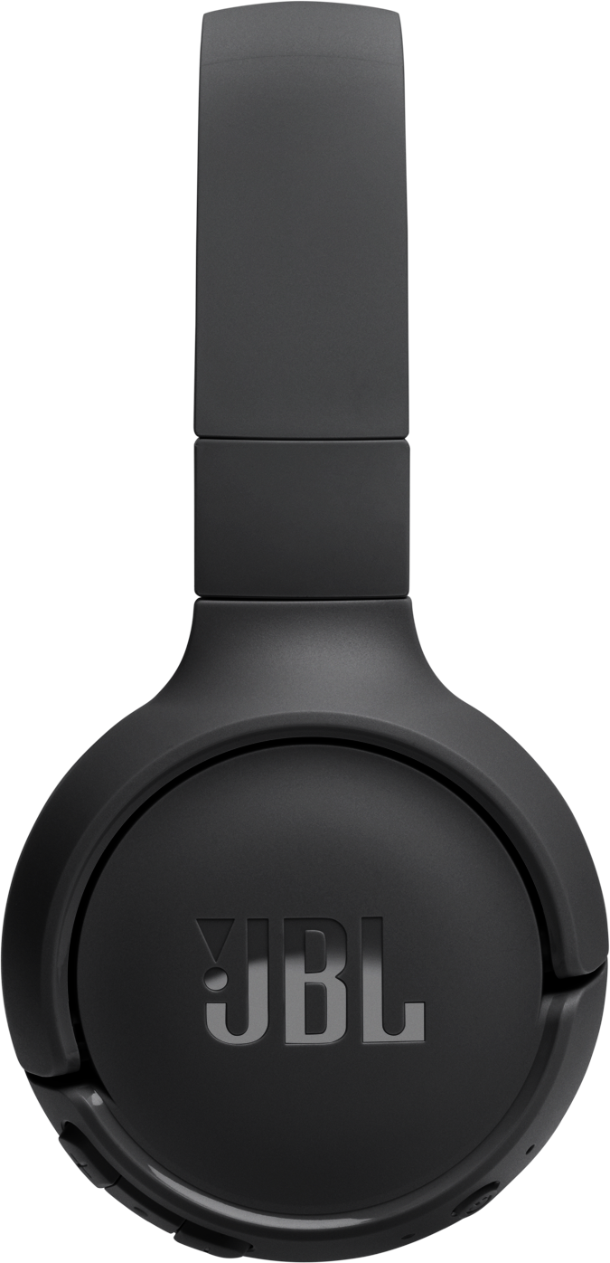 Cuffie JBL nere, che mostrano i padiglioni auricolari e l'archetto.