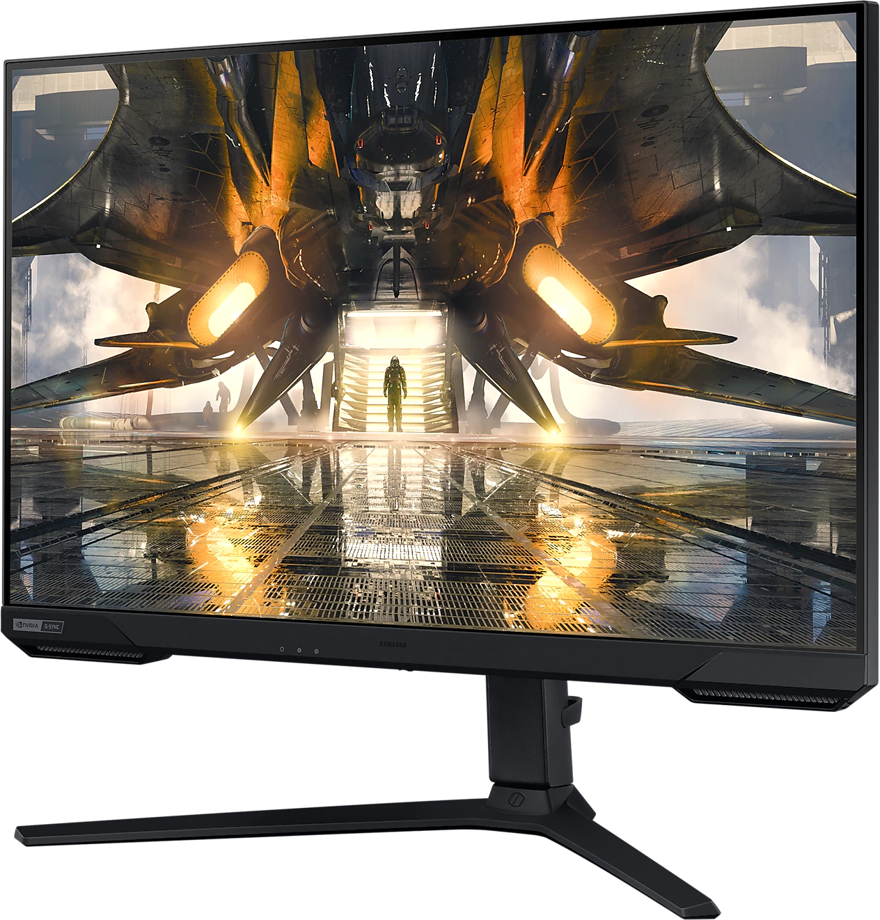 SAMSUNG Odyssey G5 S32AG500PPXEN 32'' Sík QHD 165 Hz 16:9 G-Sync/FreeSync IPS LED Gamer Monitor