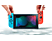 Switch - Console de jeu - Rouge fluo/Bleu fluo