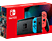 Switch - Console de jeu - Rouge fluo/Bleu fluo