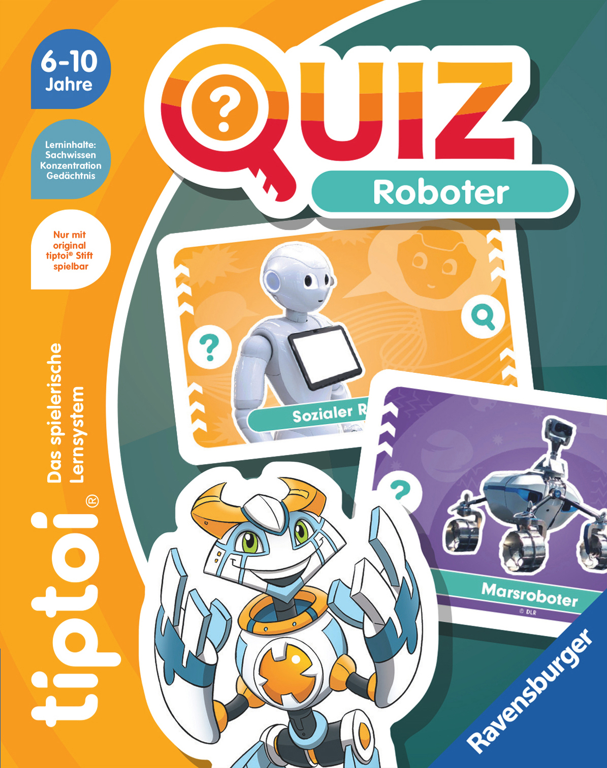 Quiz 00164 Quizspiel Roboter Mehrfarbig TIPTOI