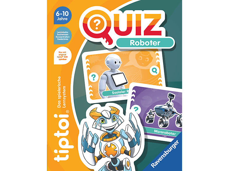 00164 Quiz Roboter Quizspiel Mehrfarbig TIPTOI