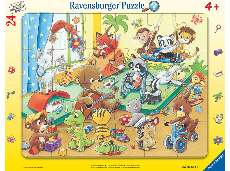 RAVENSBURGER Im Tierkindergarten Puzzle Mehrfarbig
