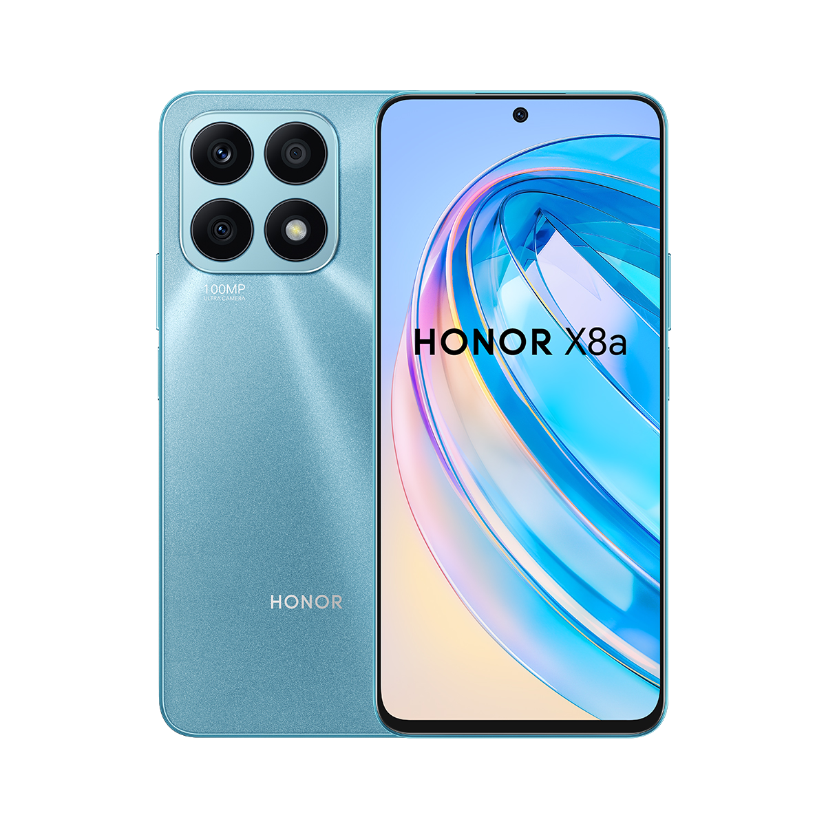 Móvil - Honor X8a, Cyan Lake, 128 GB, 6 GB RAM, 6.7 " HD+, Mediatek Helio G88, 4500 mAh, Magic UI 6.1 basado en Android 12