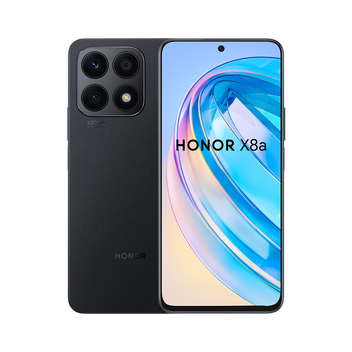 Móvil - Honor X8a, Midnight Black, 128 GB, 6 GB RAM, 6.7 " HD+, Mediatek Helio G88, 4500 mAh, Magic UI 6.1 basado en Android 12