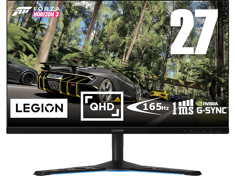 LENOVO Legion Y27q-20 27 Zoll QHD Gaming Monitor (1 ms Reaktionszeit