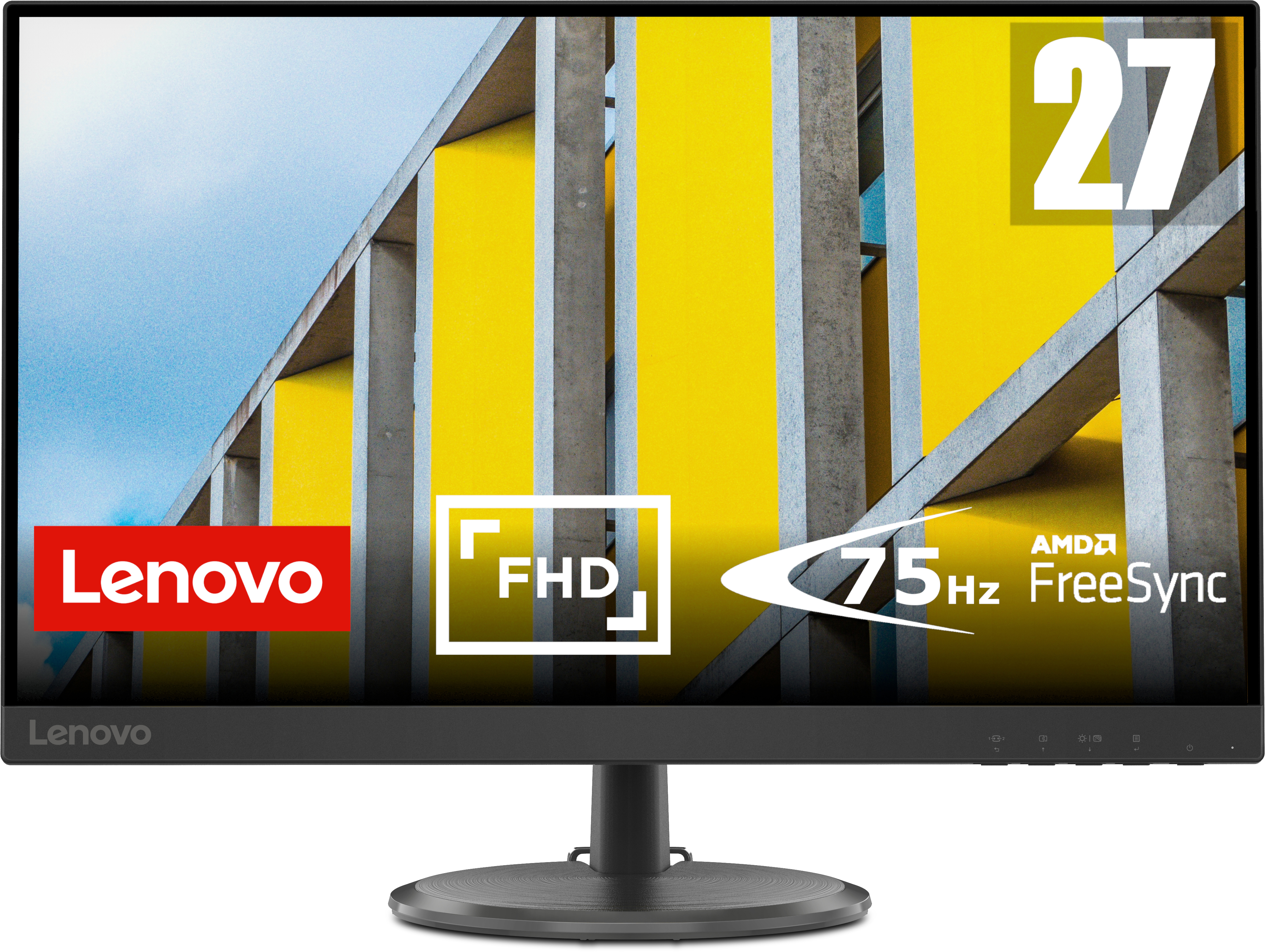 LENOVO D27-30 27 Zoll  Full-HD  Monitor  6 ms Reaktionszeit  