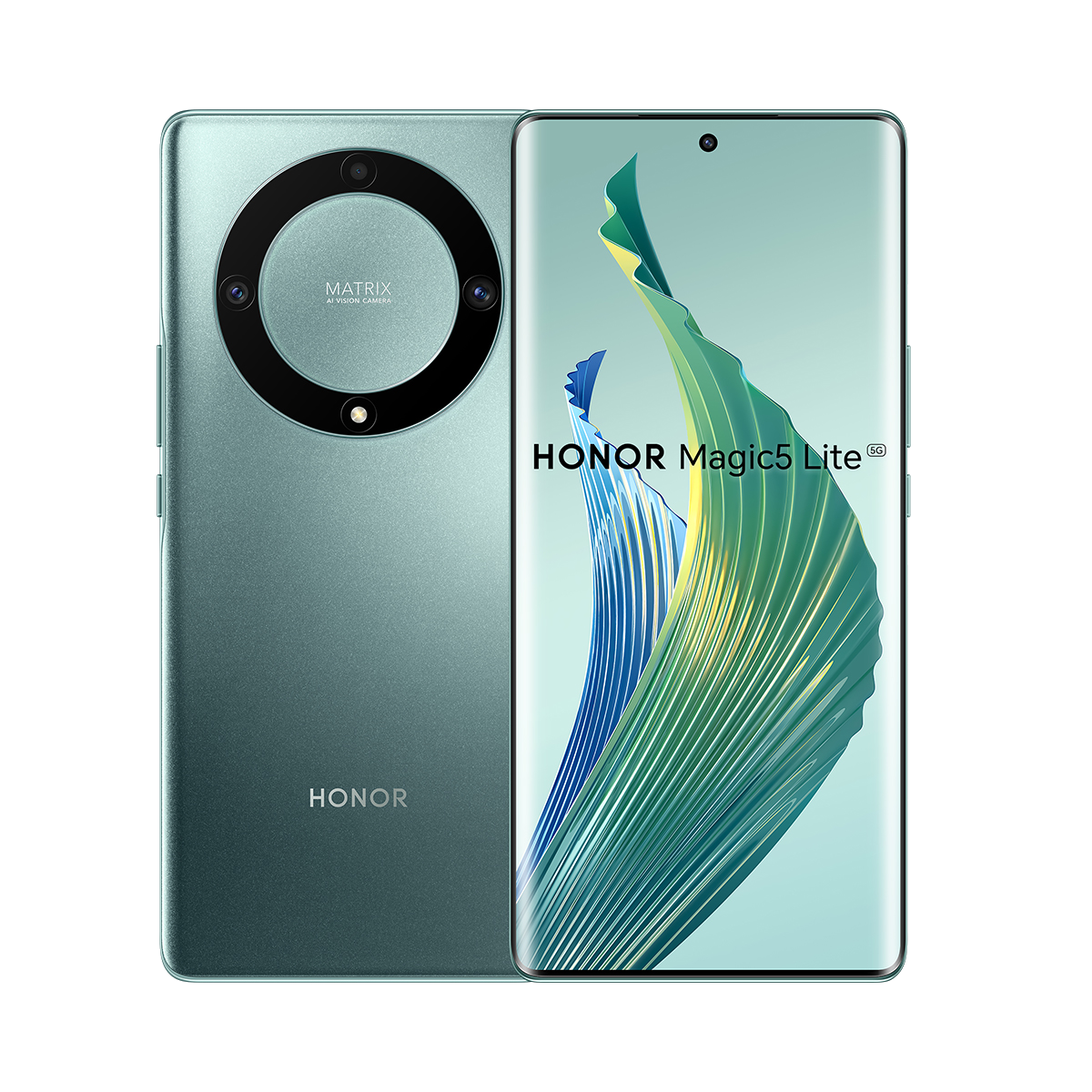 Móvil - Honor Magic5 Lite 5G, Emerald Green, 128GB, 6GB RAM, 6.67" Full HD+, Qualcomm® Snapdragon® 695, 5100 mAh, Android 12