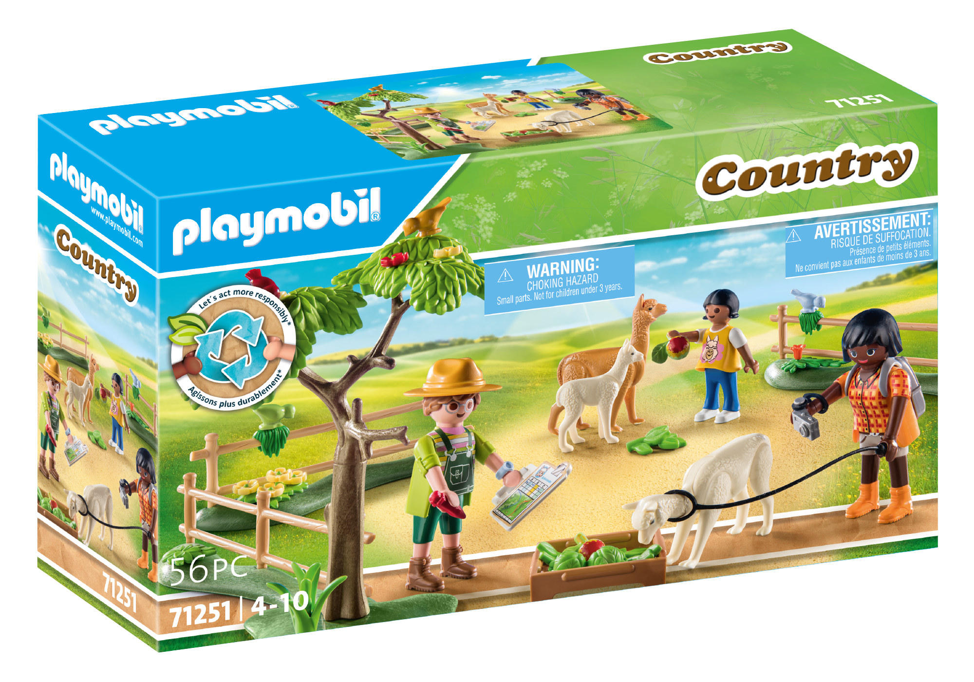 PLAYMOBIL 71251 Mehrfarbig Alpaka-Wanderung Spielset