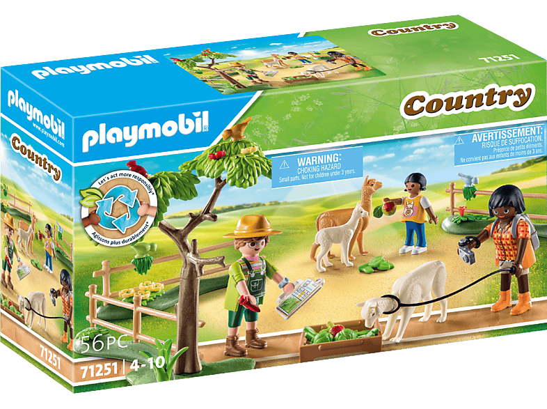Spielset, Mehrfarbig Alpaka-Wanderung PLAYMOBIL 71251