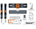 VOGELS TVM 3215B Comfort Tilt - Support mural pour télé (19 " à 43 "), Noir/orange