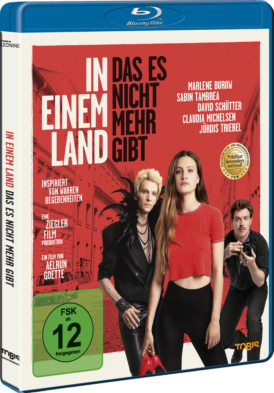 DVD-Cover mit drei Personen in einer Stadt. Text auf Deutsch.