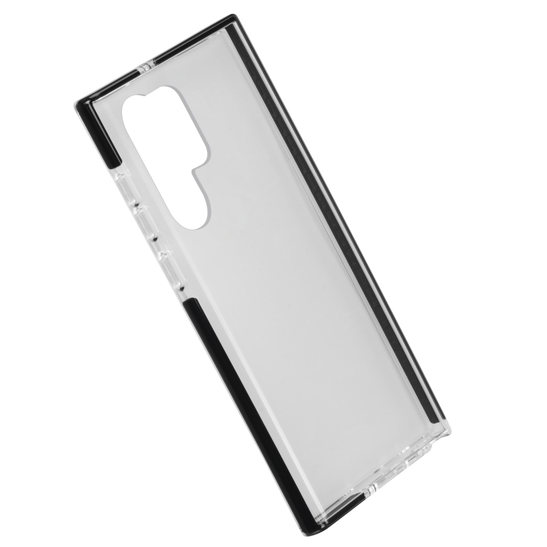 Backcover, Samsung, HAMA Galaxy S23 Ultra, Schwarz/Transparent Protector,