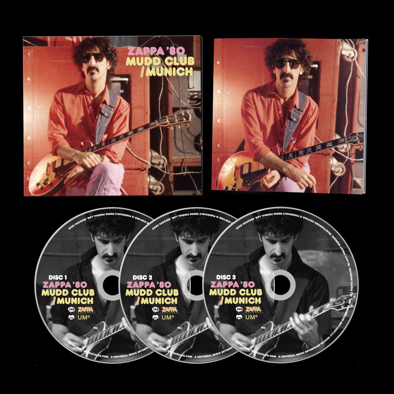 Albumcover und CDs. Die CDs und das Cover zeigen einen Mann mit Gitarre.