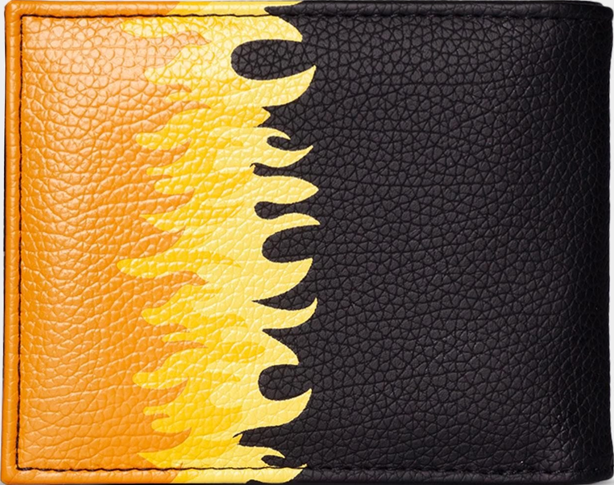 DIFUZED Pokemon: Charizard - Bifold - Portafoglio (Nero/Giallo/Arancione)