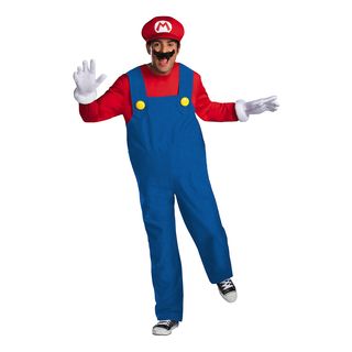 DISGUISE Super Mario - Ensemble de déguisement (Bleu/Rouge/Blanc)