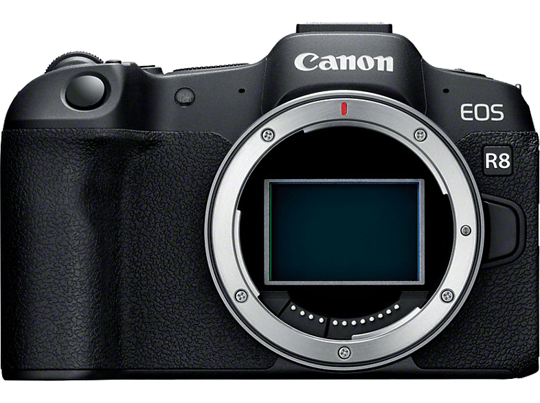 Canon EOS R8 Systemkamera Gehäuse, 24.2MP Vollformat, 4K60p Video, 30B/s Raw, 2.36 Mio. EVF, 3 Zoll Touch LCD