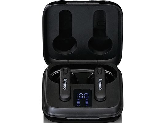 LENCO EPB-430BK - True Wireless Kopfhörer (In-ear, Schwarz)