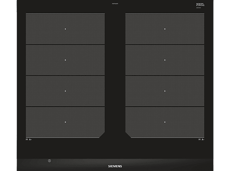 SIEMENS EX675LXC1E Induktionskochfeld (602 mm breit, 4 Kochzonen)