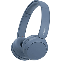 SONY WH-CH520 kabellose Bluetooth Kopfhörer – bis zu 50 Stunden Akkulaufzeit mit Schnellladefunktion, On-Ear-Stil – blau