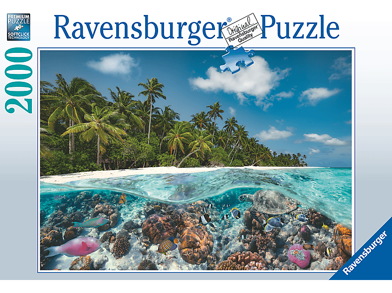 Puzzle Tauchgang RAVENSBURGER Ein den Mehrfarbig Malediven auf