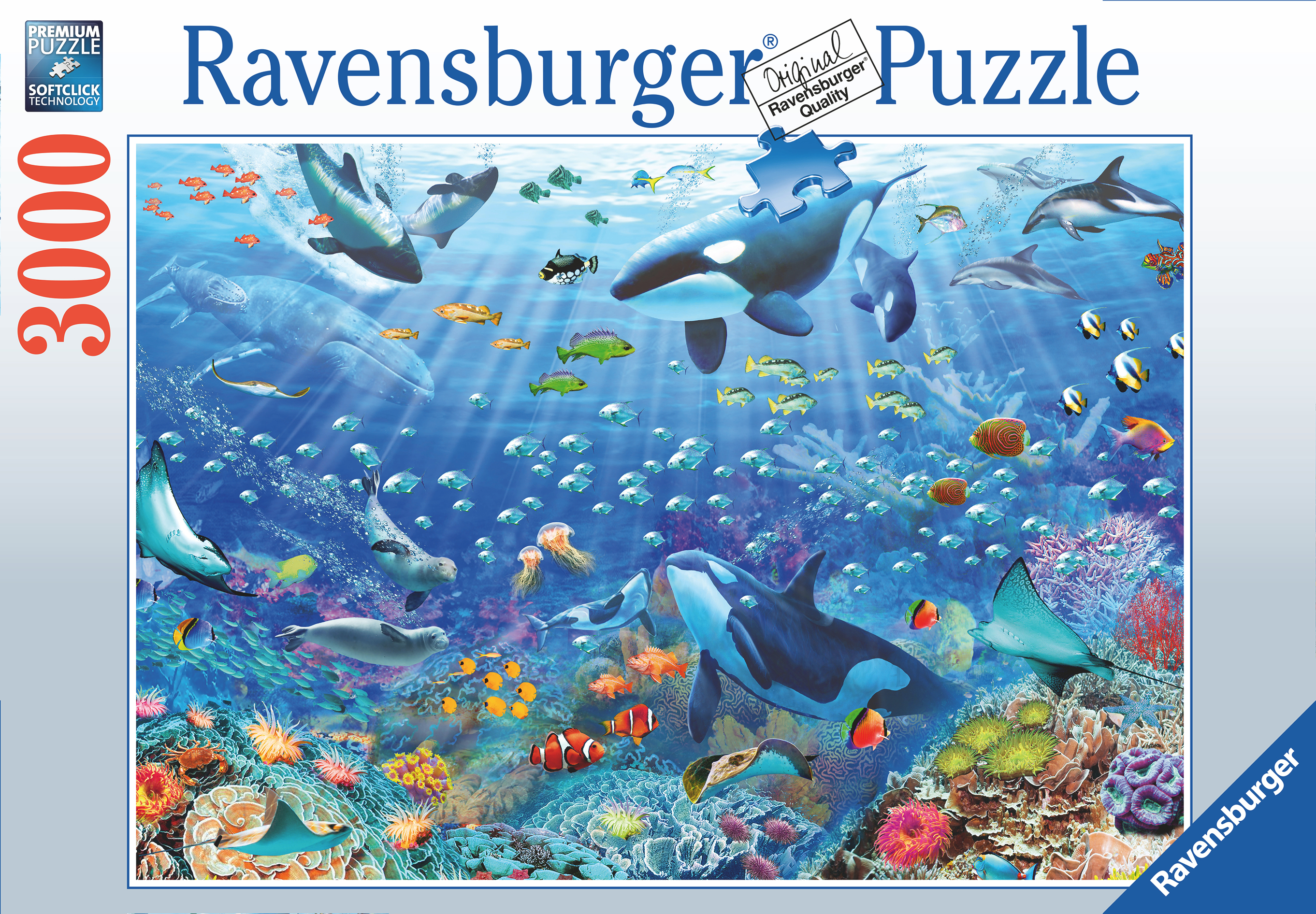 RAVENSBURGER Bunter Unterwasserspaß Puzzle Mehrfarbig